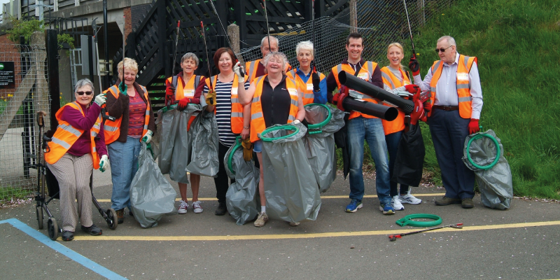 Council funds clean up in Hednesford